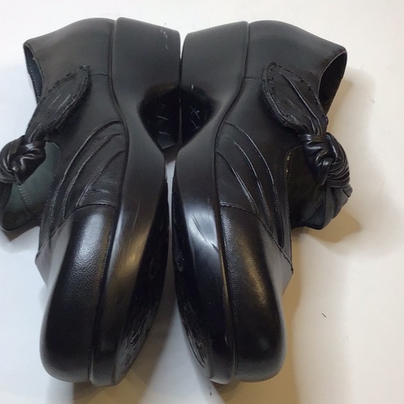 DANSKO MARY JANE WOMEN’S BLACK LEATHER CLOGS SHOES SZ 38 - Picture 10 of 15